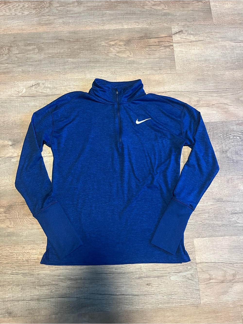 Nike Women's Royal Blue Quarter-Zip Pullover